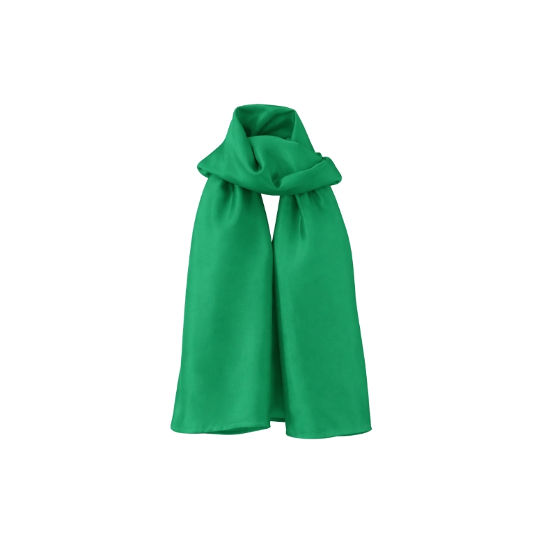 stola di raso in colorazione verde