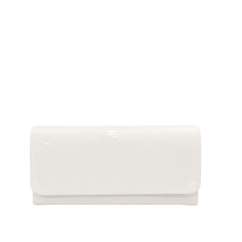 pochette bianco lucido elegante minimal